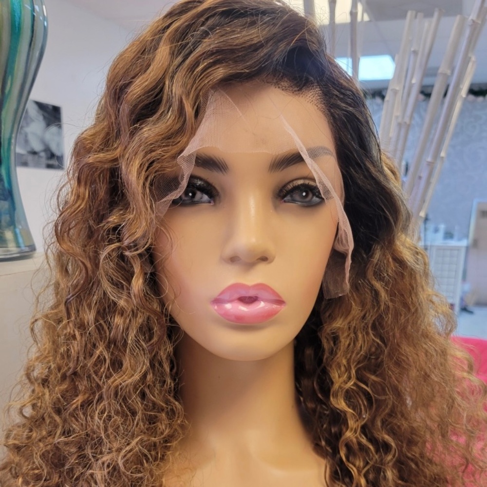 Must have 100 human hair/never worn, lace cut -can be straightened or colored